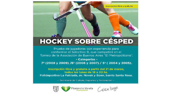 Inscripción abierta para pruebas en el combinado femenino de Hockey sobre Césped